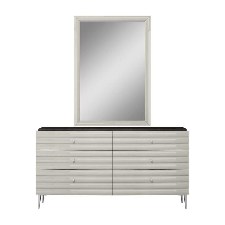 Pino Rectangular Mirror by Whiteline Modern Living