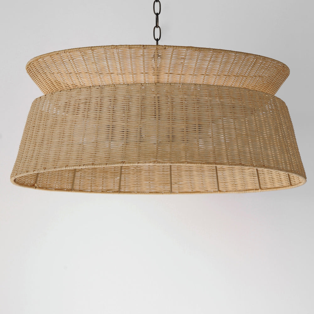 Tahiti Tulum 6-Light Chandelier by Studio M Lighting – lifestyle