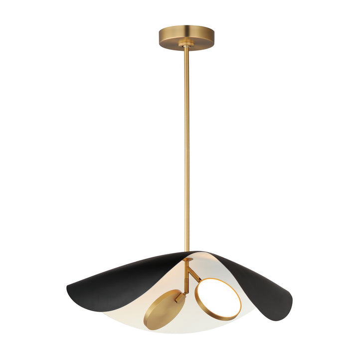 Carmen 24 LED Pendant by Studio M Lighting in Black / Gold