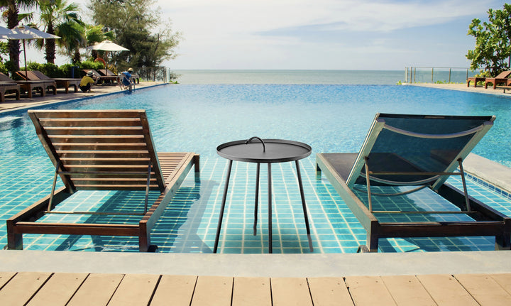 Jett Outdoor Side Table by Whiteline Modern Living – lifestyle