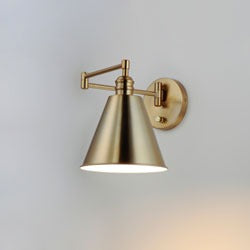 Library Wall Sconce Horizontal Swing Arm by Studio M Lighting – lifestyle