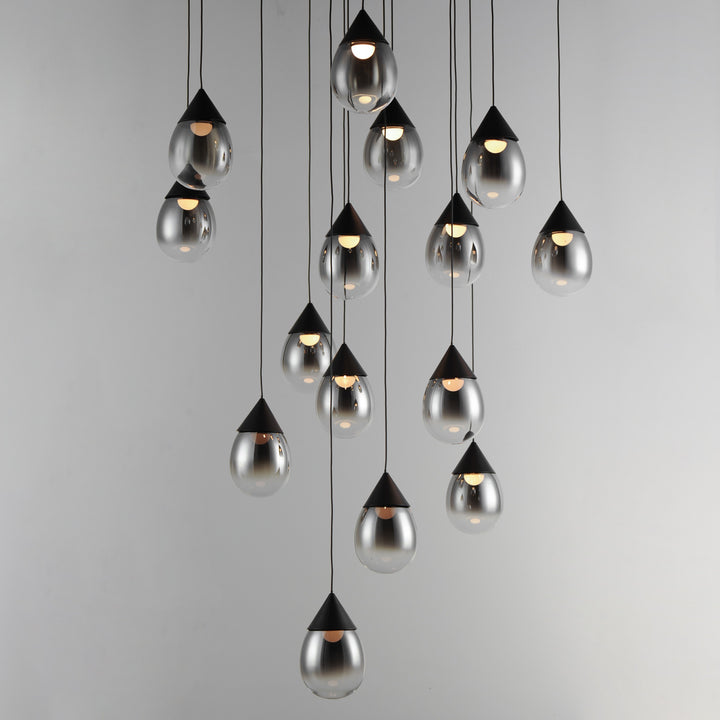Dewdrop 15-Light LED Pendant by Studio M Lighting – lifestyle