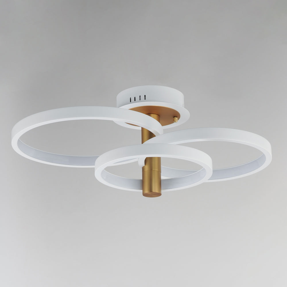 Hoopla LED Semi Flush Mount by Studio M Lighting – lifestyle