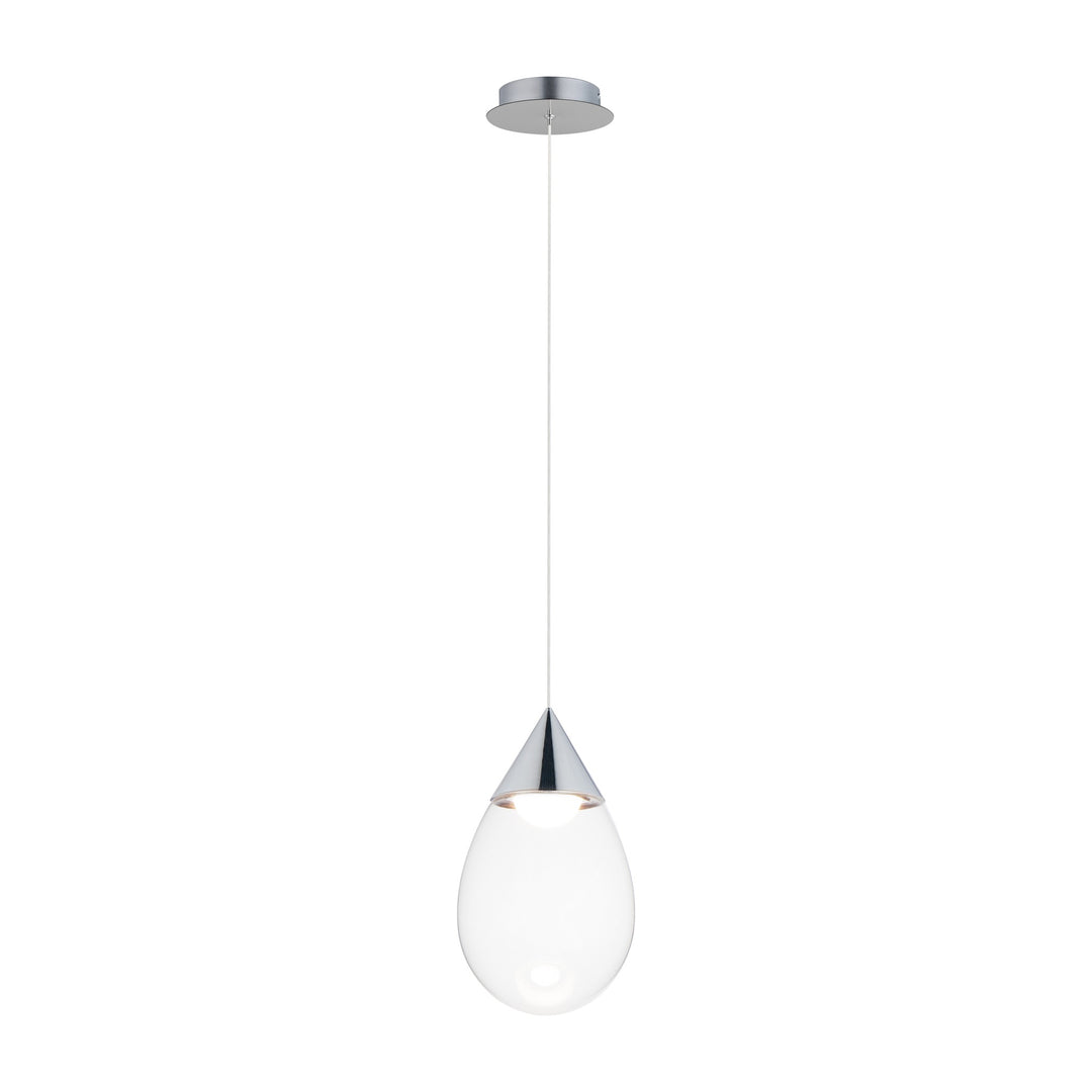Dewdrop Large LED Pendant by Studio M Lighting in Polished Chrome