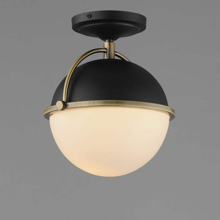 Duke 1-Light Semi Flush Mount by Studio M Lighting – lifestyle