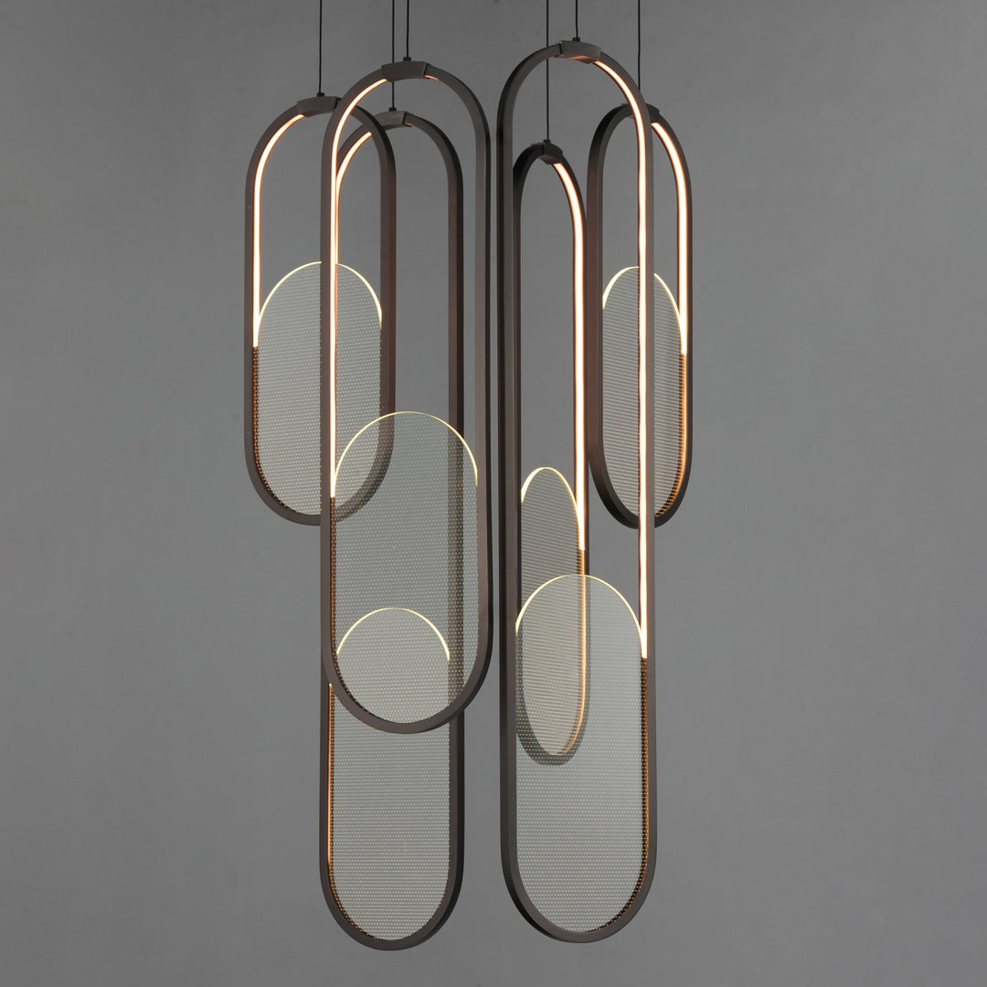 Trance 6-Light LED Pendant by Studio M Lighting – lifestyle