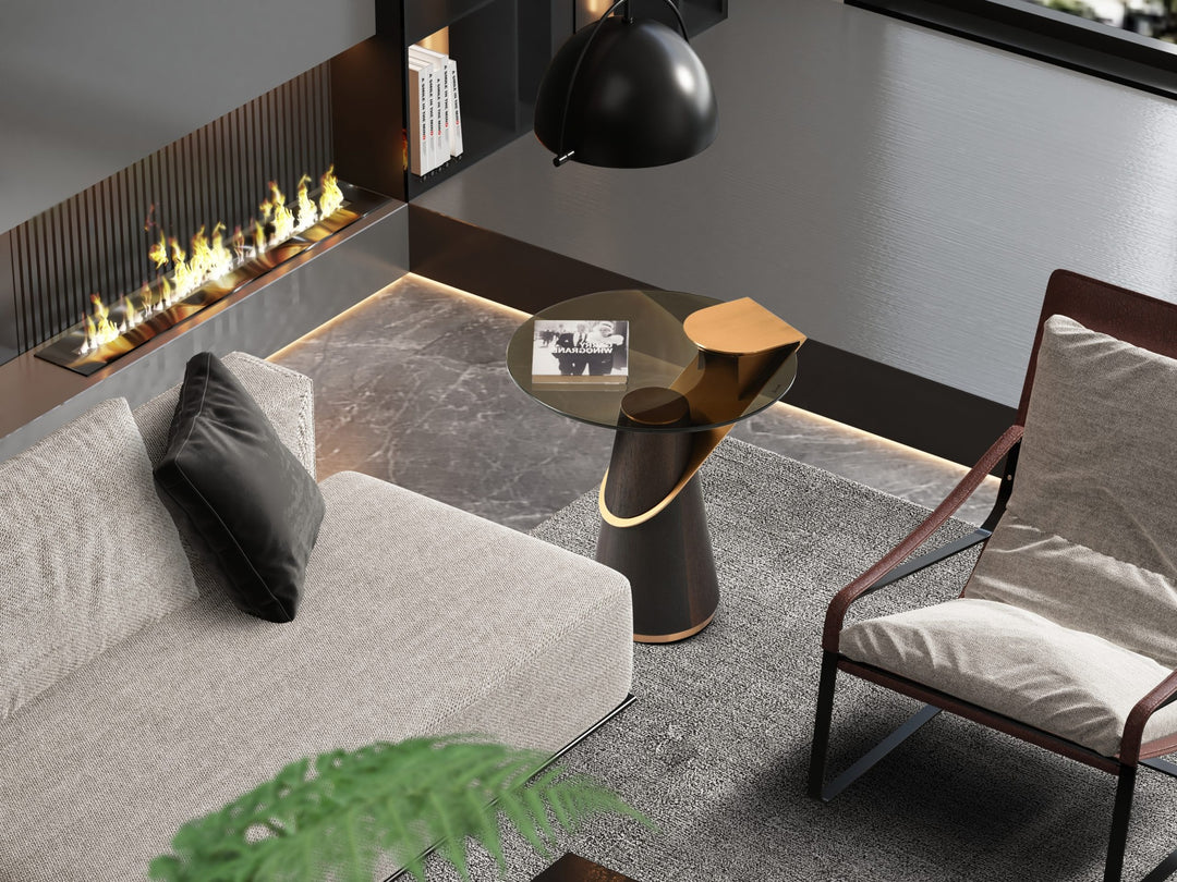 Zaria Side Table by Whiteline Modern Living – lifestyle