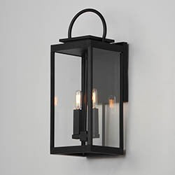 Nassau Vivex Nassau VX 1-Light Large Outdoor Wall Lantern by Studio M Lighting – lifestyle