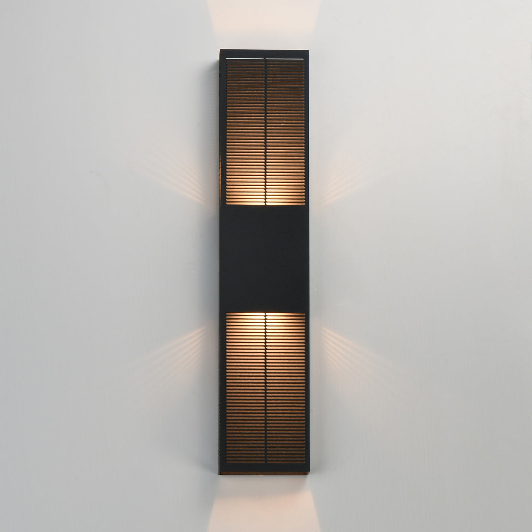 Grate 30 LED Outdoor Wall Sconce by Studio M Lighting – lifestyle