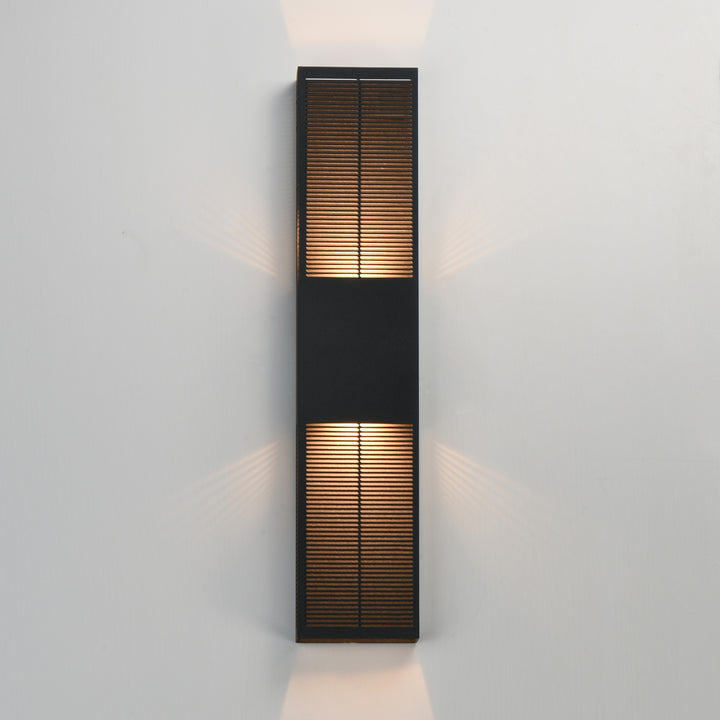 Grate 30 LED Outdoor Wall Sconce by Studio M Lighting – lifestyle