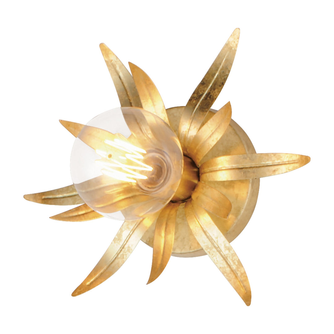 Paloma 1-Light Sconce 26880 by Studio M Lighting in Gold Leaf