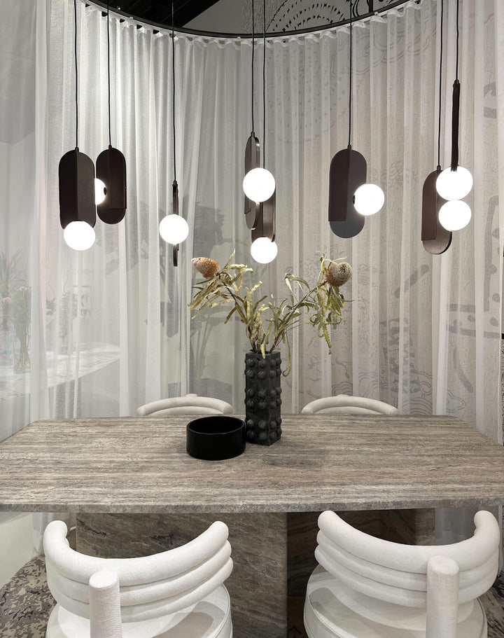 Stitched 8-Light Pendant by Studio M Lighting – lifestyle