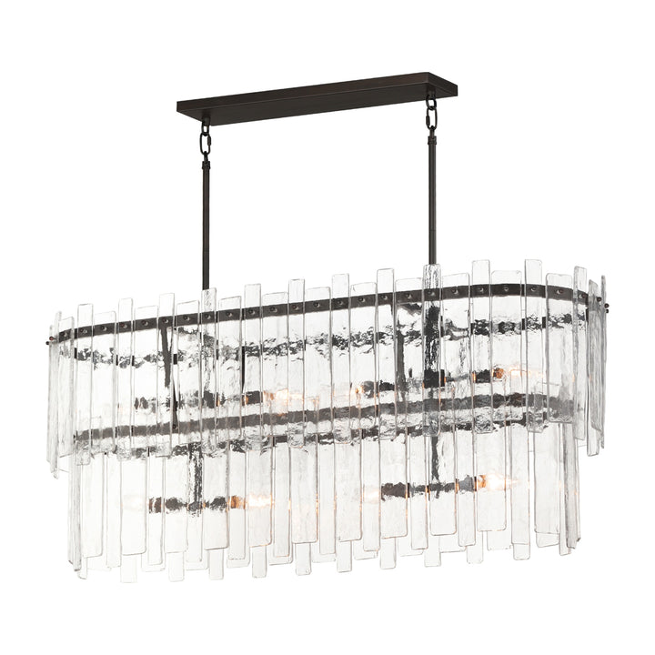 Warren 8-Light Linear by Studio M Lighting in Dark Bronze