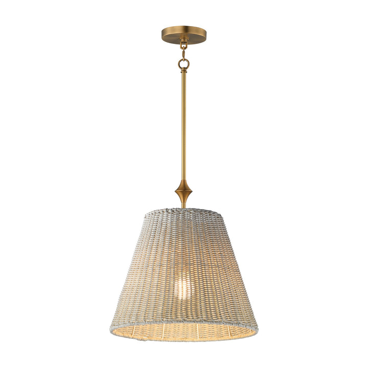 Baja Single Pendant by Studio M Lighting in Natural Aged Brass