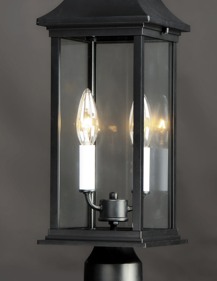 Vicksburg 2-Light Outdoor Post Mount by Studio M Lighting – lifestyle