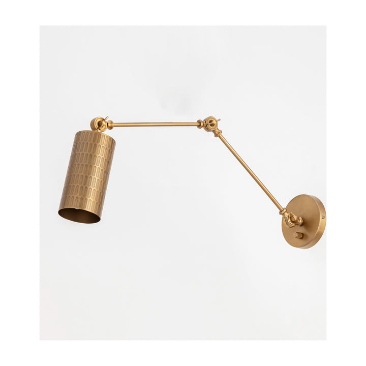 Shaka 1-Light Swing Arm Wall Sconce by Studio M Lighting