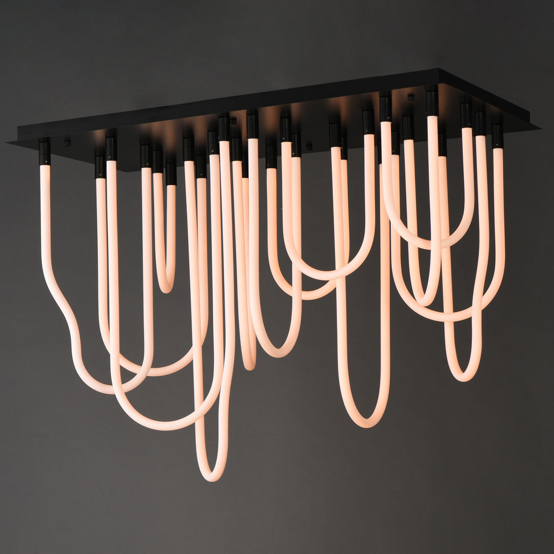 Soleil 14-Light LED SQ Flush Mount by Studio M Lighting – lifestyle