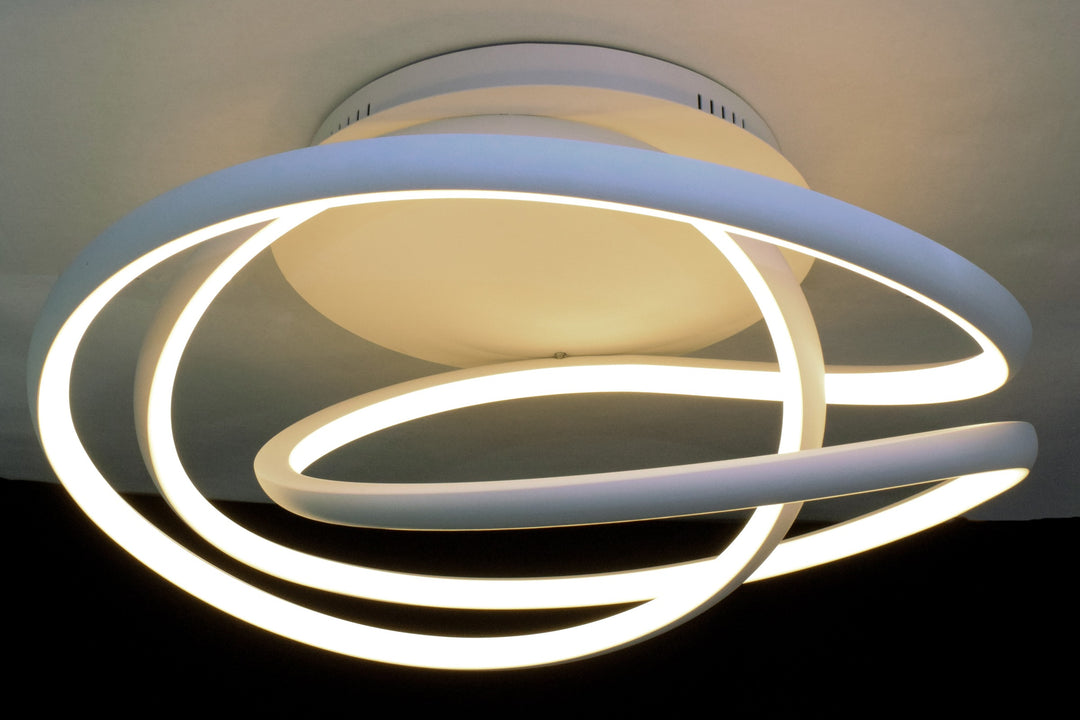 Twisted LED Flush Mount by Studio M Lighting – lifestyle