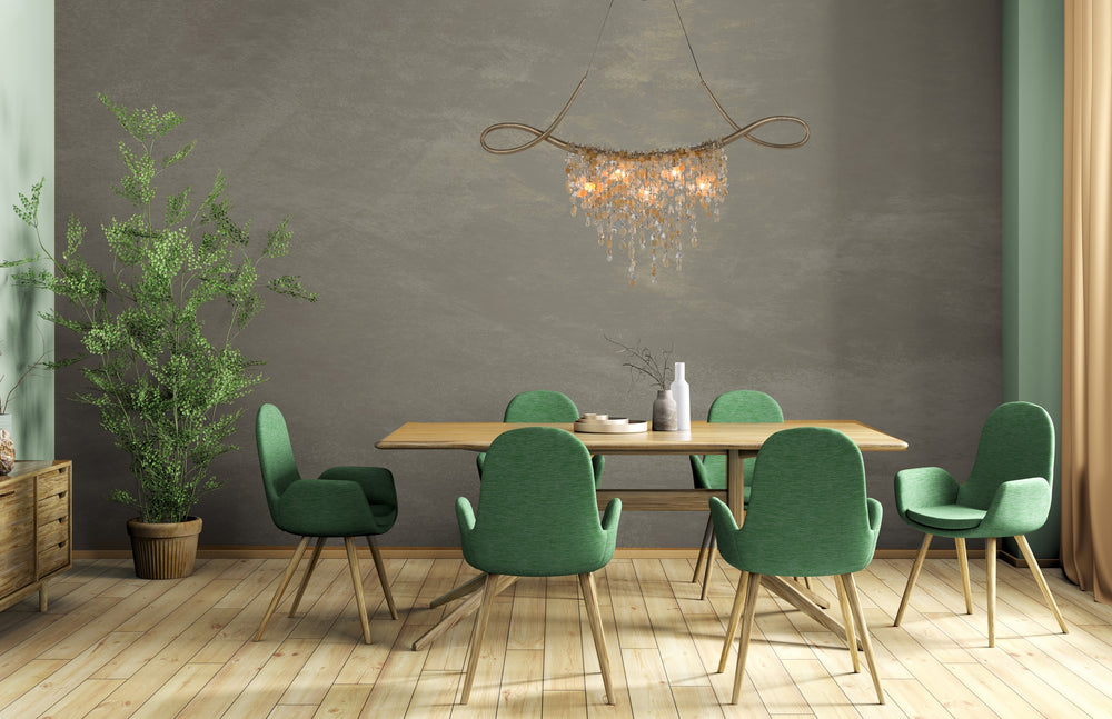 Cradle 5-Light Linear Chandelier by Studio M Lighting – lifestyle