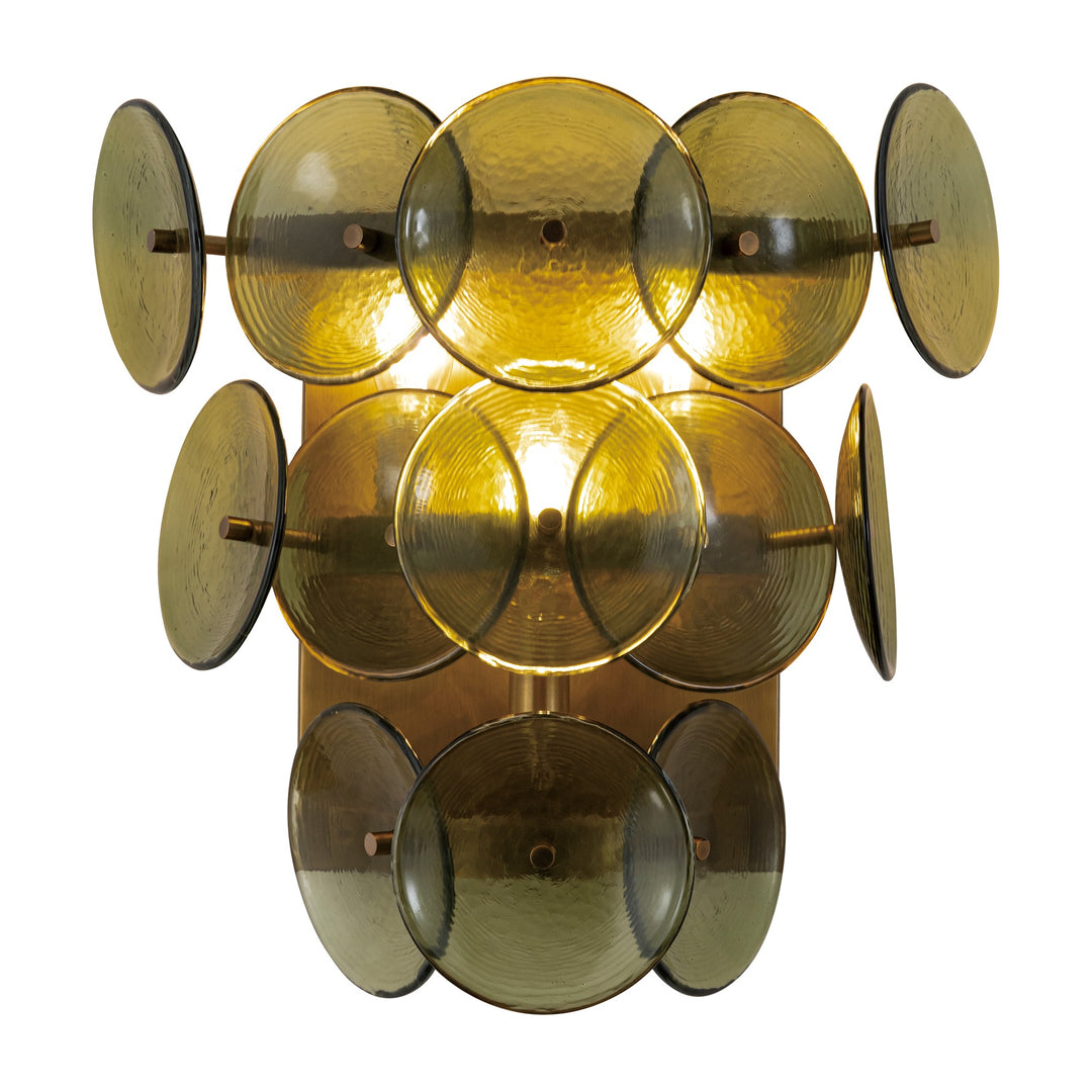 Loren Wall Sconce by Studio M Lighting in Weathered Brass