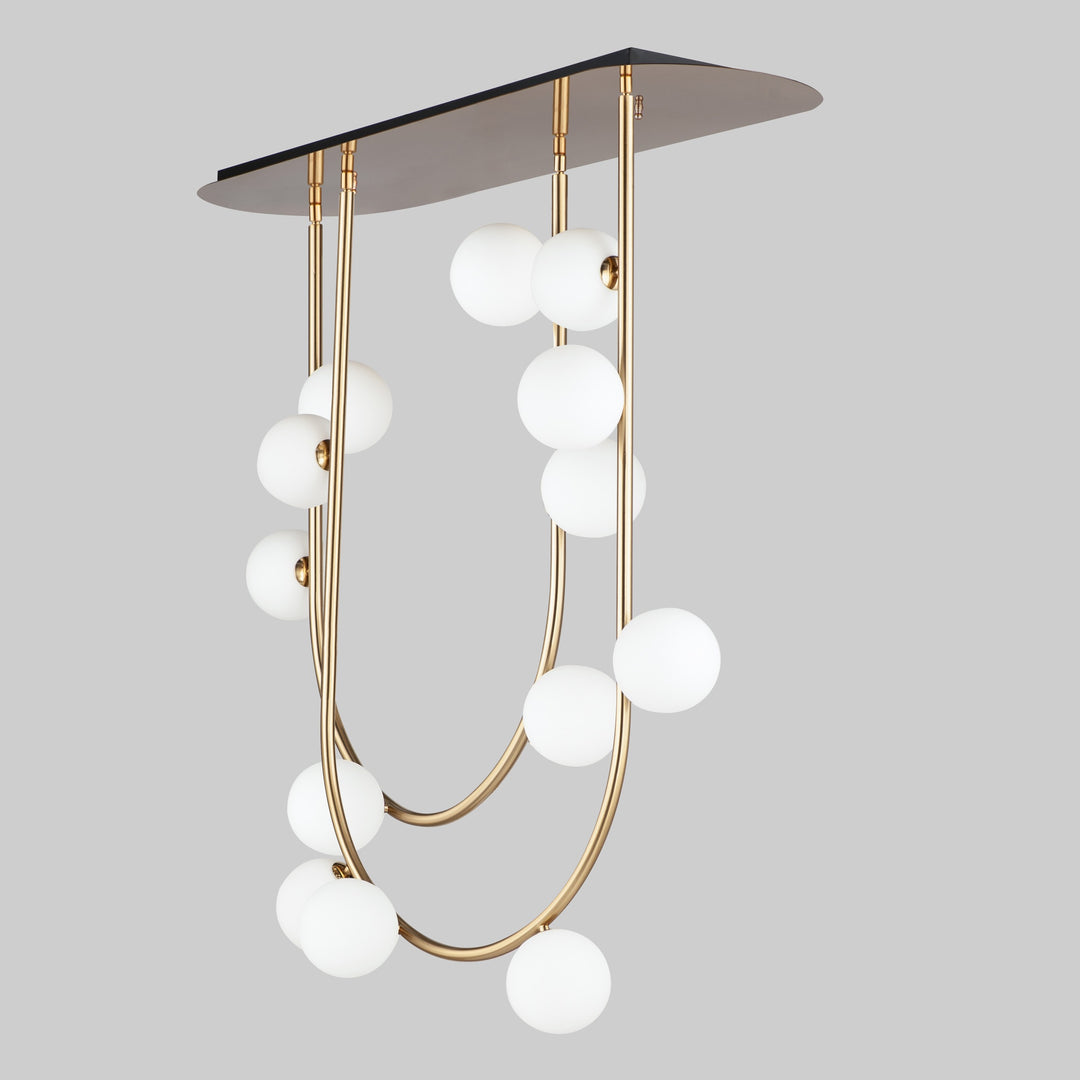 Contour 14-Light Fixed Stem Ceiling Light by Studio M Lighting – lifestyle