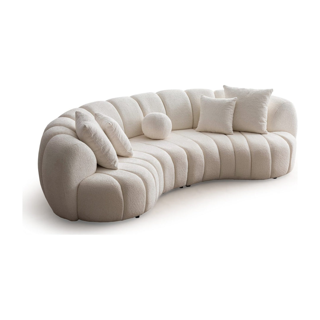Rhodes Curved Sofa by Whiteline Modern Living
