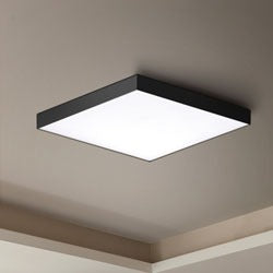 Trim 15.5" SQ LED Flush Mount 3000K by Studio M Lighting – lifestyle