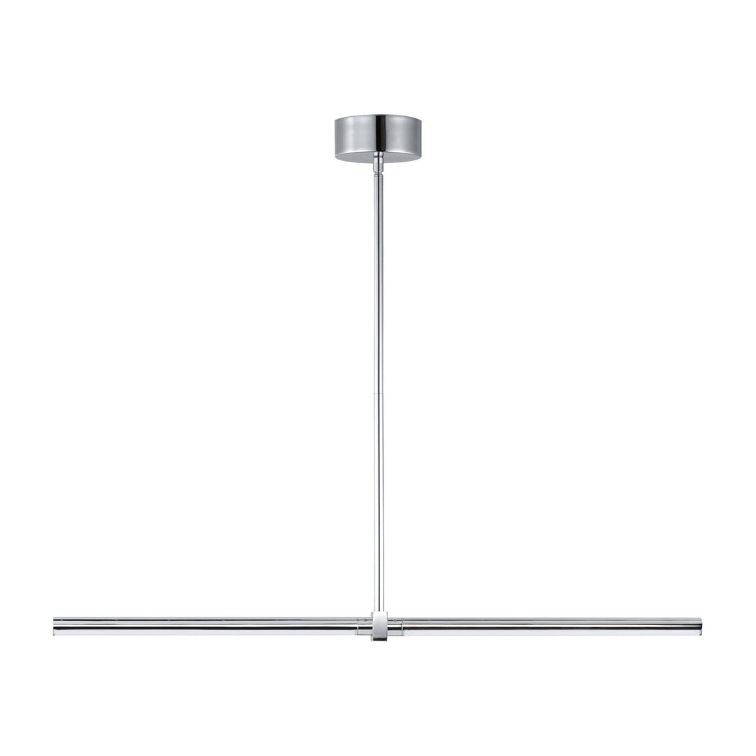 Dorian 36 Linear LED Pendant by Studio M Lighting in Polished Chrome
