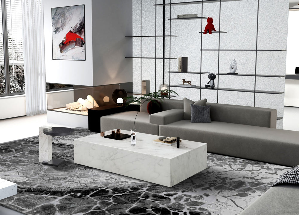 Cube Rectangle Coffee table by Whiteline Modern Living – lifestyle