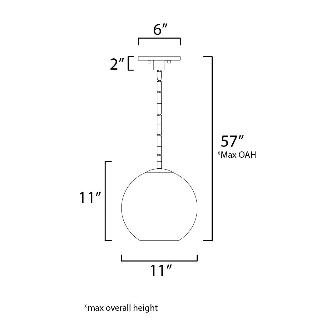Branch Large Pendant by Studio M Lighting – line drawing