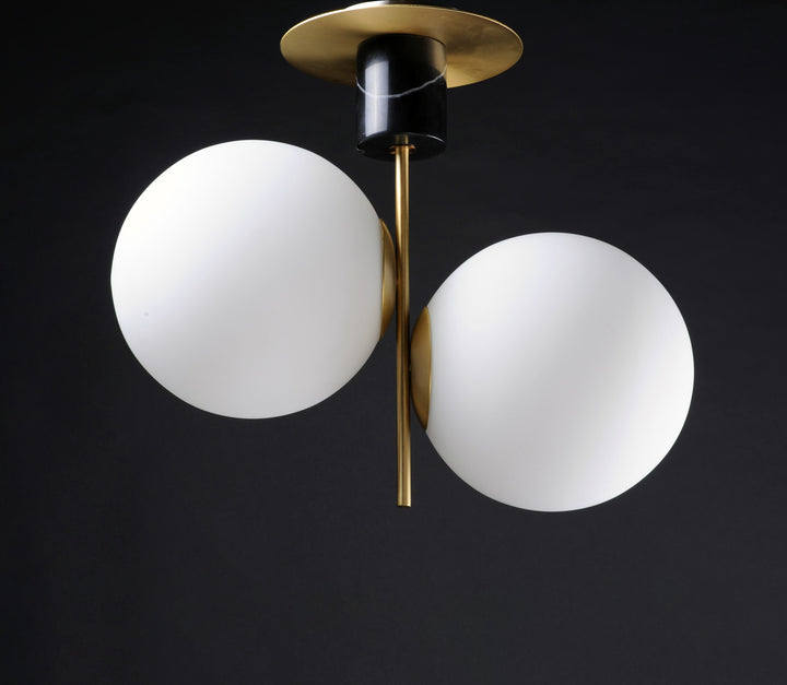 Vesper 2-Light Semi-Flush by Studio M Lighting – lifestyle
