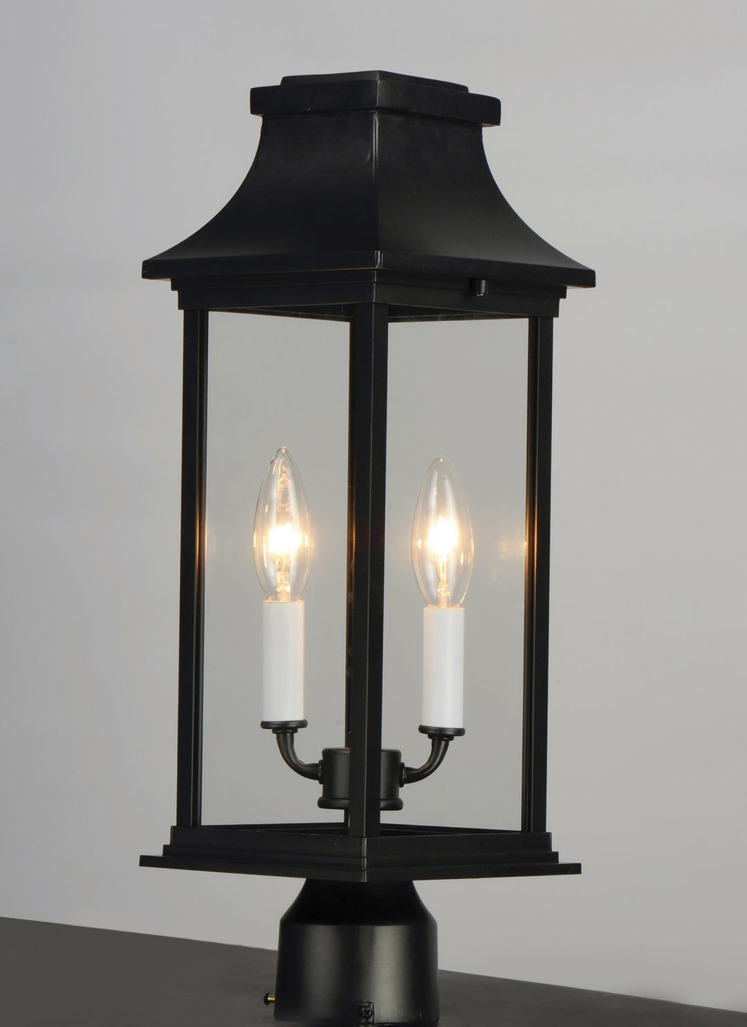 Vicksburg 2-Light Outdoor Post Mount by Studio M Lighting – lifestyle