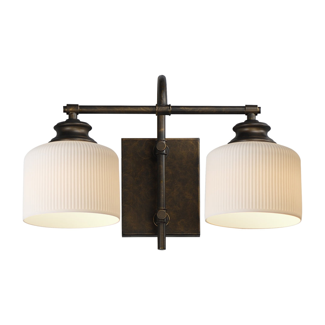 Bisque 2-Light Wall Sconce by Studio M Lighting in Oil Rubbed Bronze