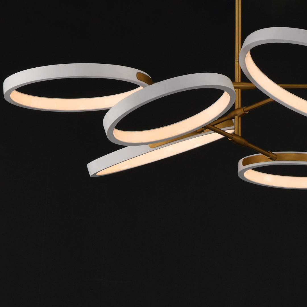 Hoopla 6-Light LED Pendant 254328 by Studio M Lighting – lifestyle