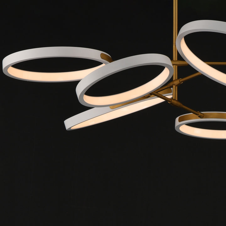 Hoopla 6-Light LED Pendant 254328 by Studio M Lighting – lifestyle