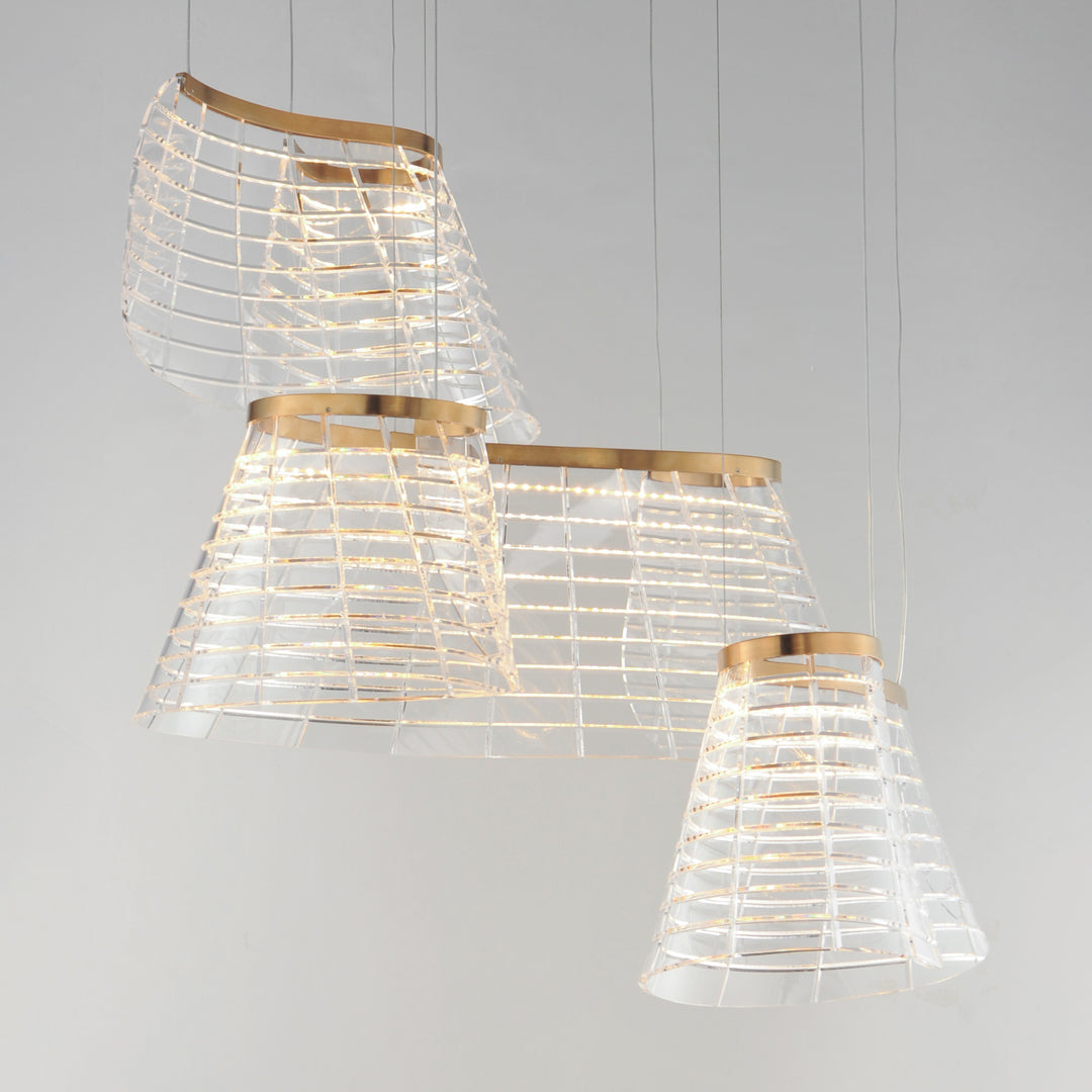 Tartan 3-Light LED Pendant by Studio M Lighting – lifestyle