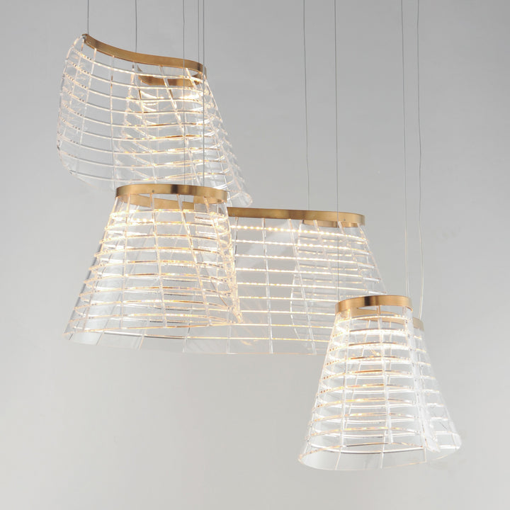 Tartan 3-Light LED Pendant by Studio M Lighting – lifestyle