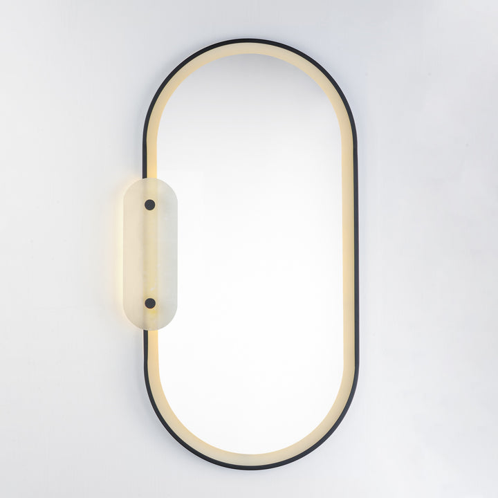 Stonewall LED Mirror by Studio M Lighting – lifestyle