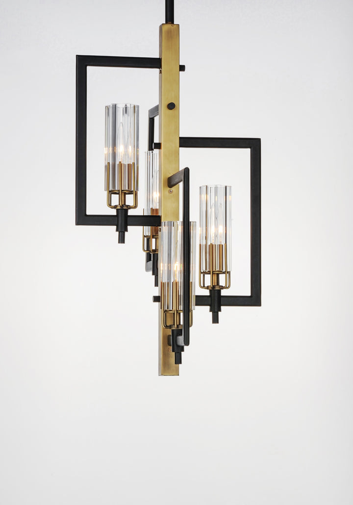 Flambeau 4-Light Chandelier by Studio M Lighting – lifestyle