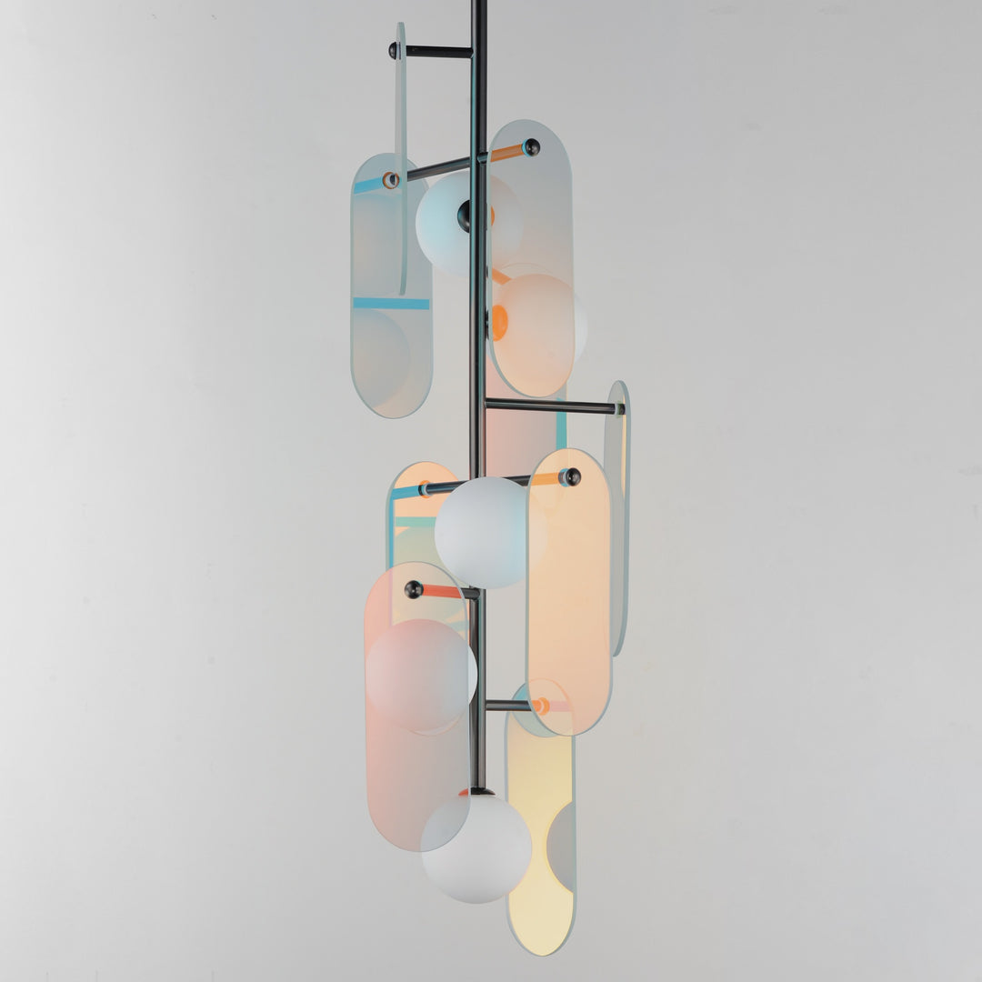 Megalith - Stone Megalith 5-Light Vertical Pendant by Studio M Lighting – lifestyle