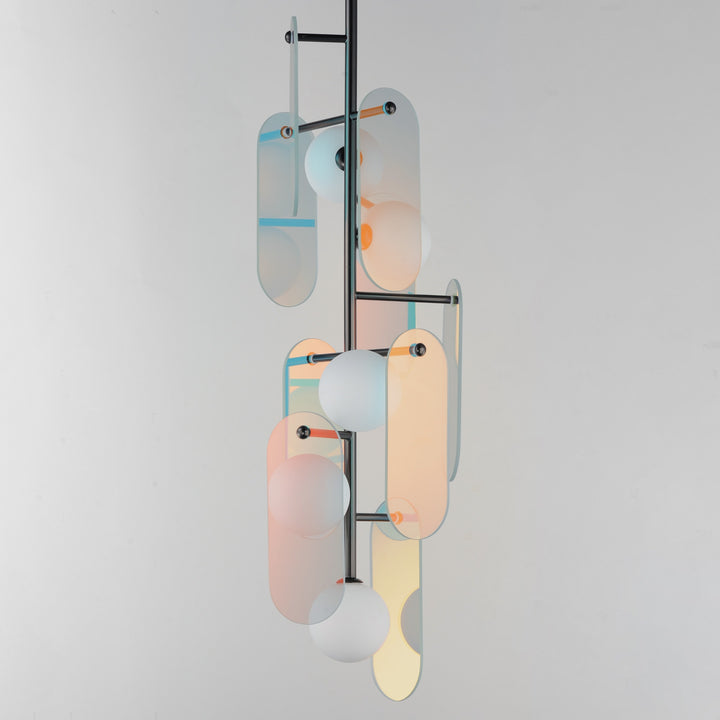 Megalith - Stone Megalith 5-Light Vertical Pendant by Studio M Lighting – lifestyle
