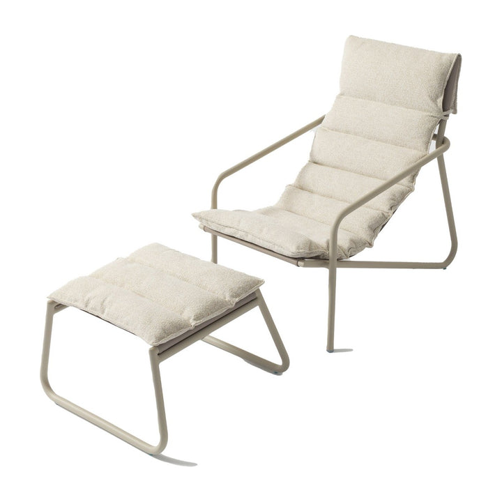 Coast Chair and Ottoman by Whiteline Modern Living
