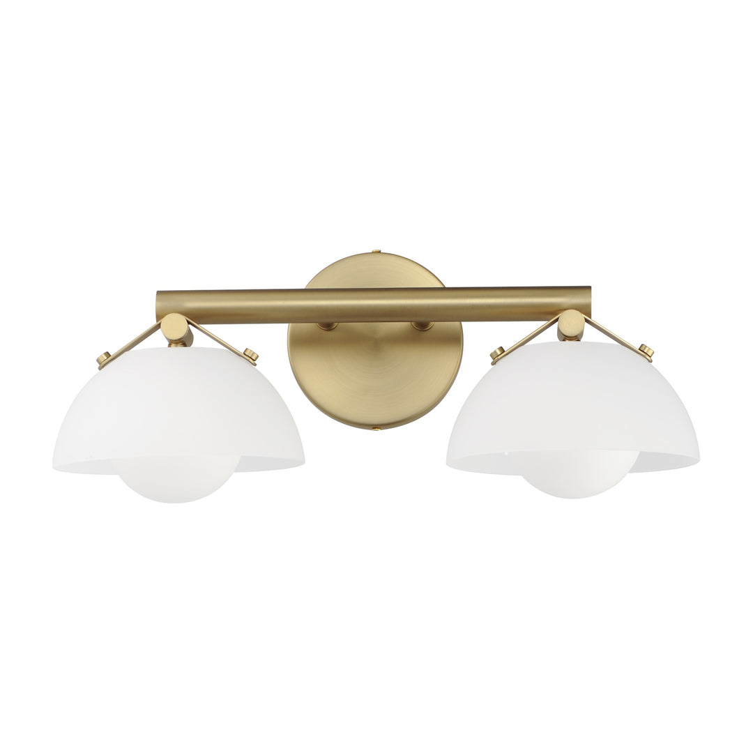 Domain 2-Light Wall Sconce by Studio M Lighting in Natural Aged Brass
