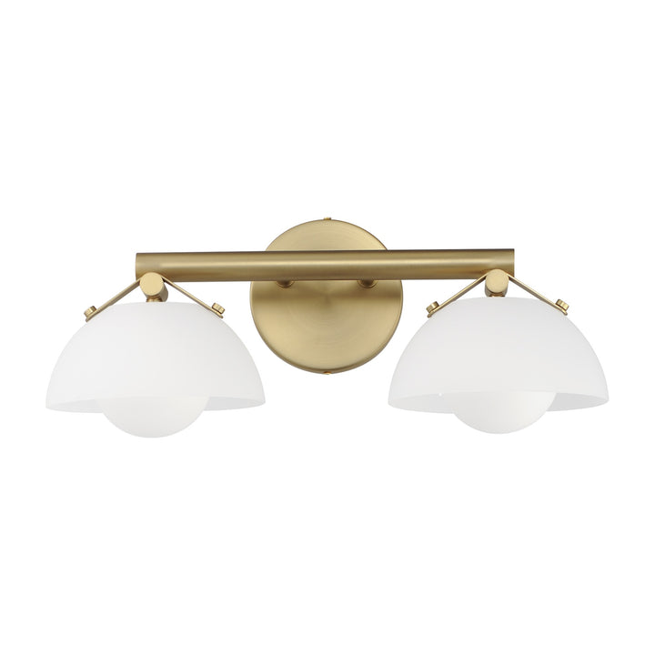 Domain 2-Light Wall Sconce by Studio M Lighting in Natural Aged Brass