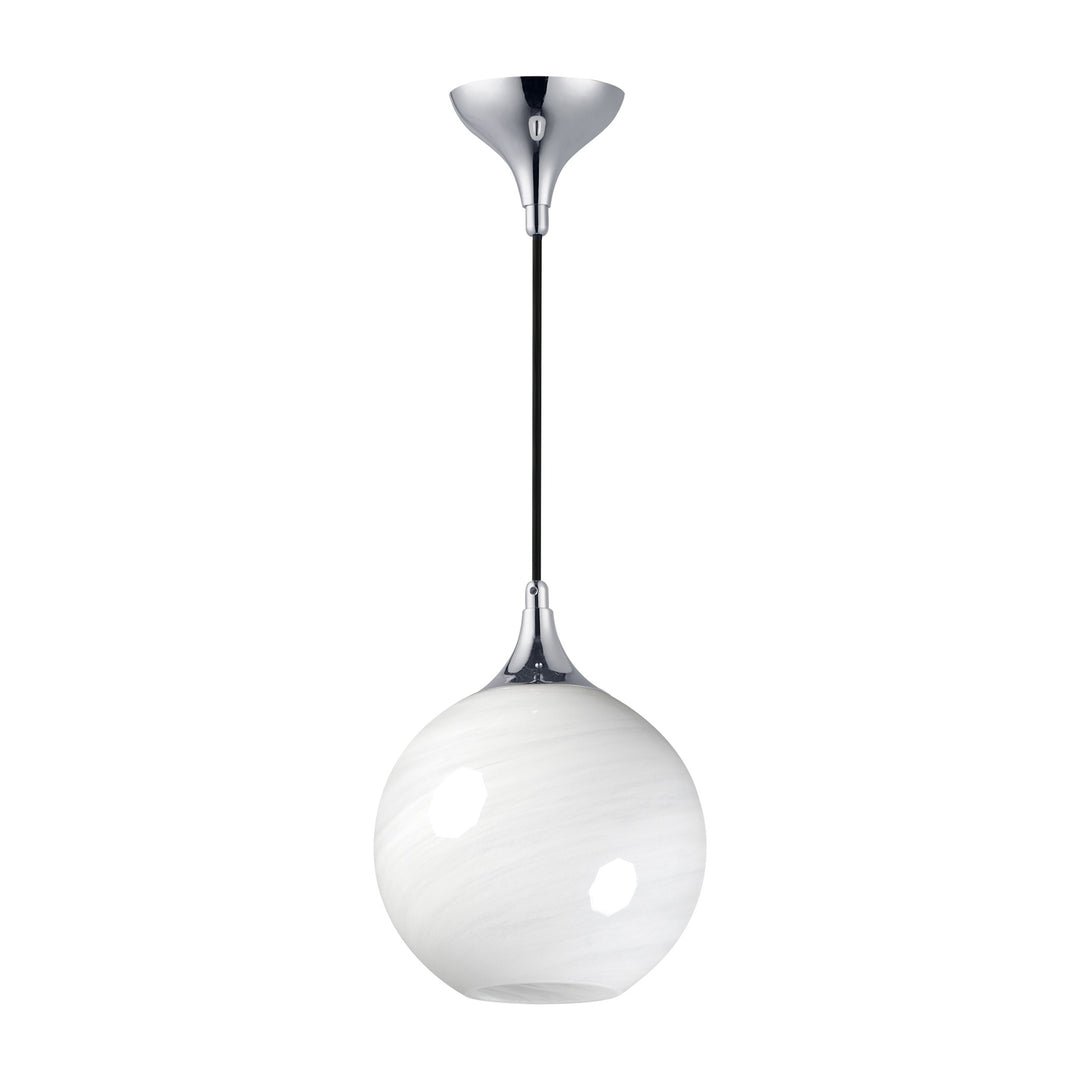 Neve Single Pendant by Studio M Lighting in Polished Chrome