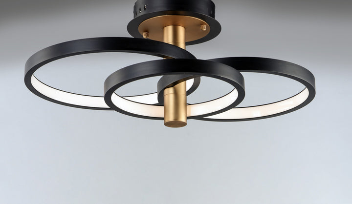 Hoopla LED Semi Flush Mount by Studio M Lighting – lifestyle
