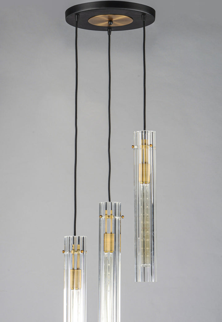 Flambeau 3-Light Chandelier 166123 by Studio M Lighting – lifestyle