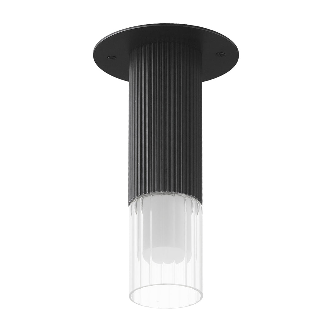 Reeds LED Flush Mount by Studio M Lighting in Black