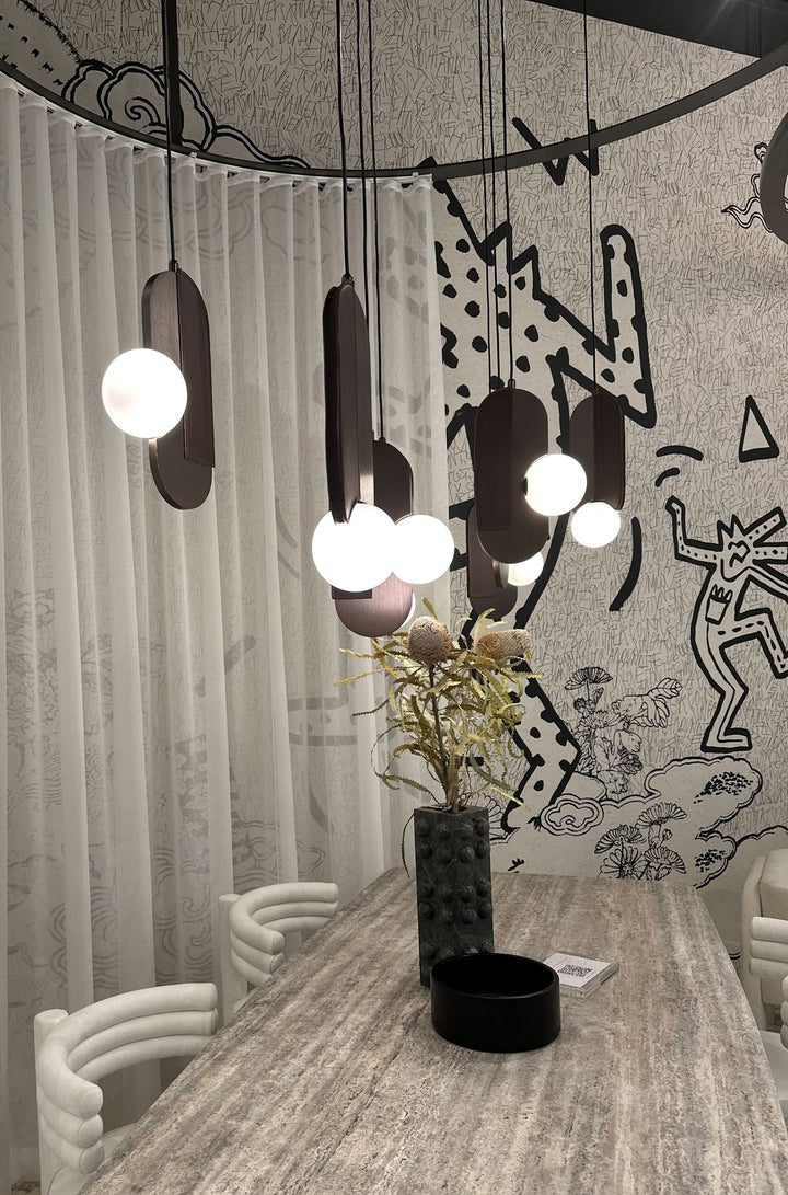 Stitched 8-Light Pendant by Studio M Lighting – lifestyle