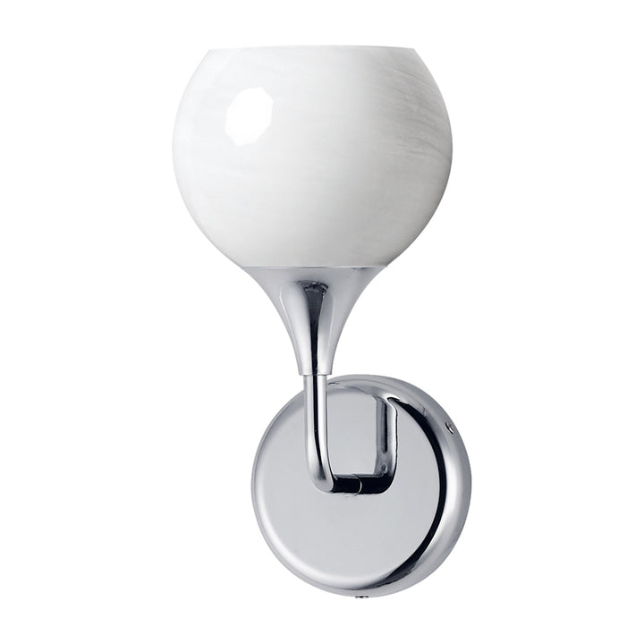 Neve 1-Light Wall Scone by Studio M Lighting in Polished Chrome